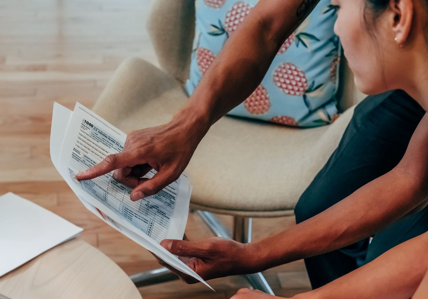 An Equity & General adviser with a client