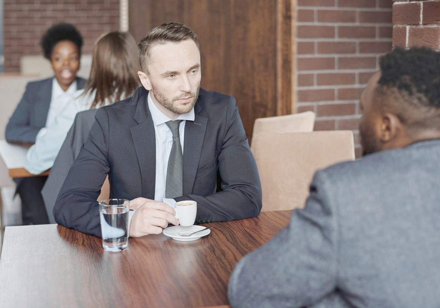 A wealth manager in a meeting with a client
